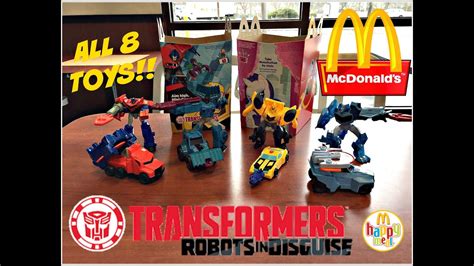 2018 mcdonald's transformers happy meal toys bumblebee movie full world set 8 kids unboxing europe. McDonald's Transformers!! Happy Meal Toys Feb 2016! All 8 ...