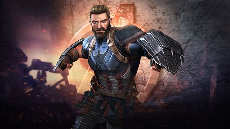 Download Captain America Video Game MARVEL Contest Of Champions 4k