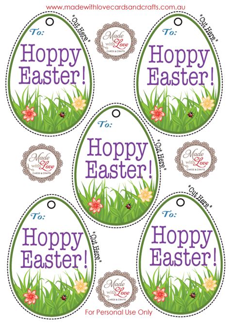 Free Printable Easter Tags Printable Word Searches