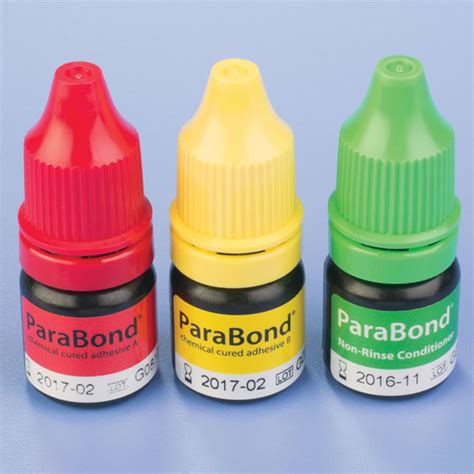 Parabond Adhesive 3 Ml Each A B Adhesive And 3 Ml Non Rinse