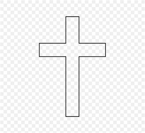 Christian Cross Symbol Outline Drawing Clip Art PNG 531x750px