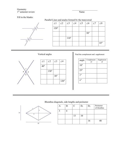 Worksheets are name the relationship complementary supple. Angle Relationships Worksheet Answers | db-excel.com