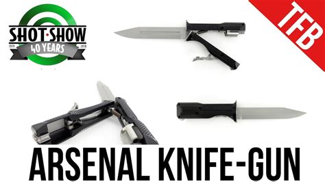 Shot 2018 One Badass Knife Gun The Arsenal Rs 1 And A Briefcase Gun