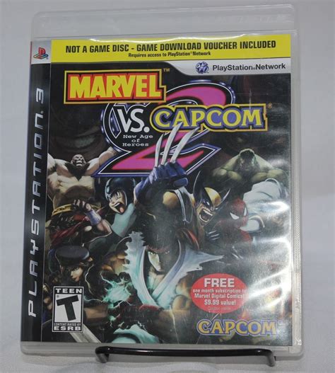 Marvel Vs Capcom 2 Age Of Heroes Playstation 3 Limited Edition Case