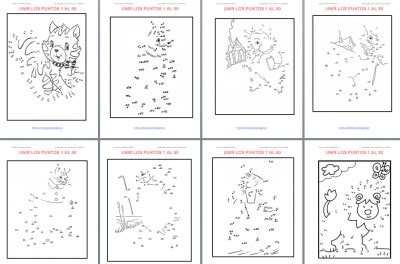 Diviértete con nuestros miles de dibujos para pintar. Unir Puntos Dibujos Para Colorear Para Niños De 3 A 5 Años ...