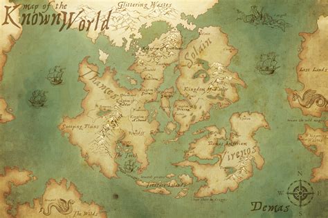 Map Of The Known World Bitaurs Mapa De Fantasía Mapa De Mundo De