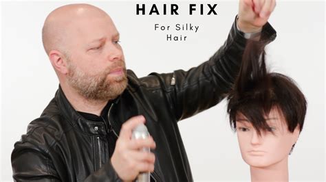 How To Fix Hair Being Too Silky Thesalonguy Youtube