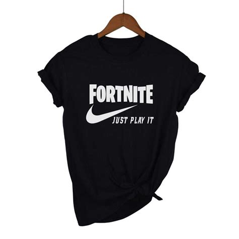 Fortnite Just Play It Nike Parody Tshirt Fansshirt