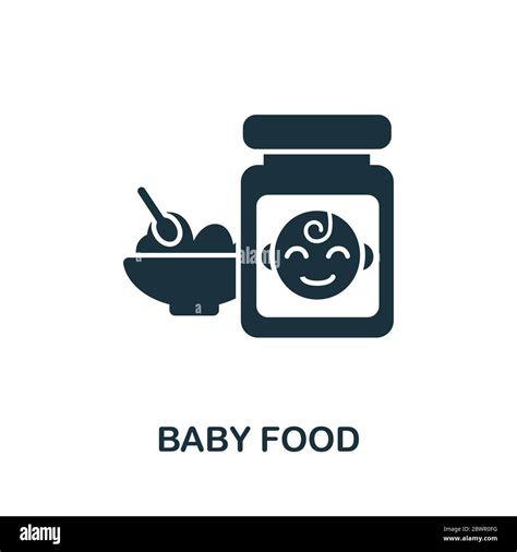 Baby Food Icon Simple Element From Baby Feeding Collection Creative