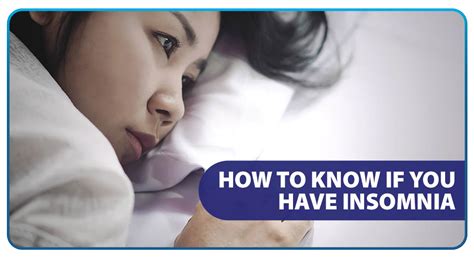 how to know if you have insomnia unilab