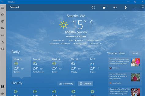 5 Best Weather Apps For Windows 10 In 2023