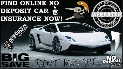Check spelling or type a new query. No Deposit Car Insurance Policy, Auto Insurance with No Deposit Upfront: No Deposit Car ...