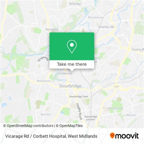 How To Get To Vicarage Rd Corbett Hospital In Amblecote By Bus Or Train