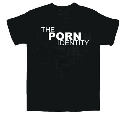 The Porn Identity Spoof Parody Bourne Identity Xmas T Shirt All Sizes New Arrival Men