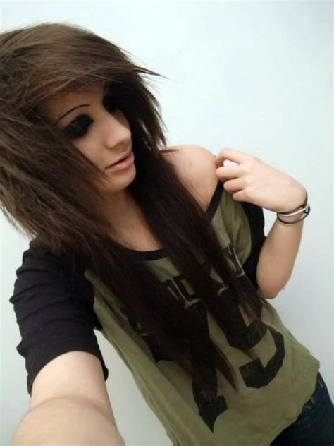 i don t know why but for some reason i love emo hair styles but i could never pull them off