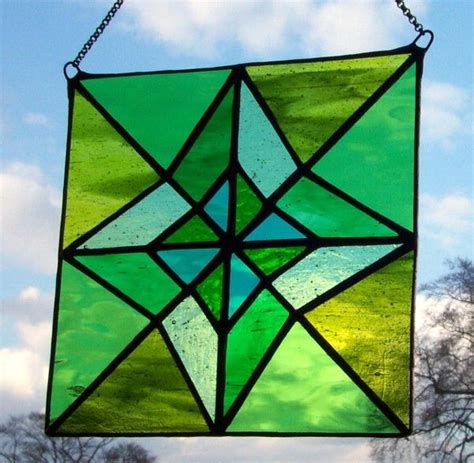 Stained Glass Geometric Panel Stained Glass Patterns Stained Glass