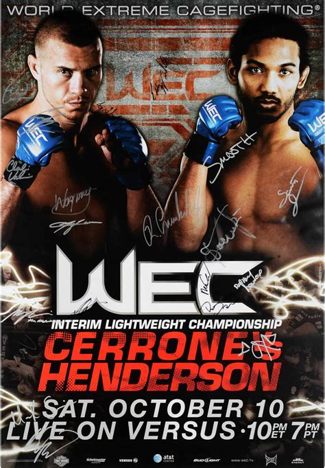 Wec Event Posters Mma Full Contact