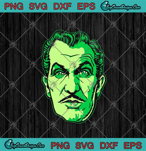 Vincent Price Classic Face Horror Movie Svg Png Eps Dxf Vincent