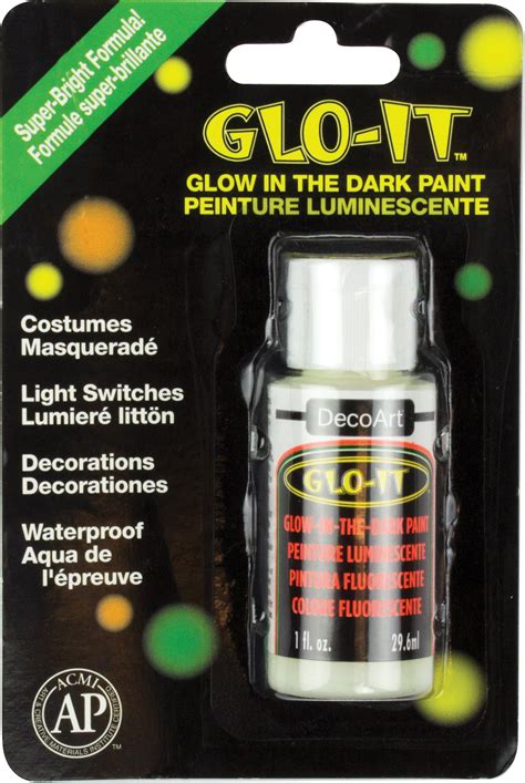 Glo It Glow In The Dark Paint 1oz Walmart Canada