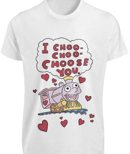 I Choo Choo Choose You T Shirt The Simpsons Lisa Ralph Funny Valentines Day Card Ebay