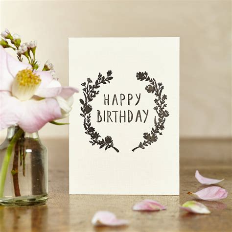 If you have many good friends in your life then you are luckiest person in this world. Floral Birthday Card By Katie Leamon | notonthehighstreet.com