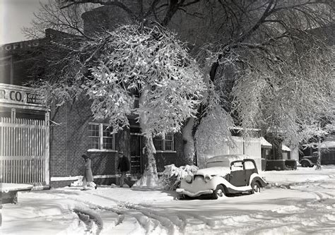 Snow Scene The Gateway To Oklahoma History