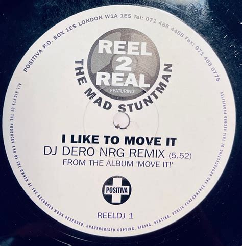 Reel 2 Real Featuring The Mad Stuntman I Like To Move It 1993 Vinyl