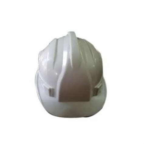 White Pvc Safety Helmet Size S L At Rs 50piece In Ahmedabad Id
