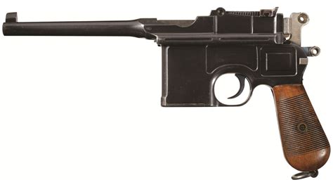Mauser Model 1896 Broomhandle Semi Automatic Pistol Rock Island Auction