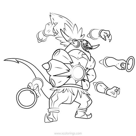 Hoopa Unbound Pokemon Coloring Pages Pokemon