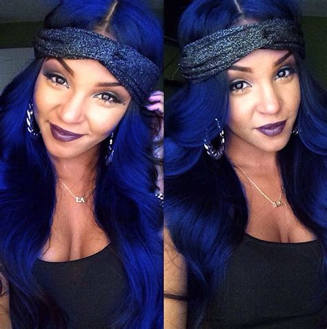 Long deep wave light blue cosplay wig. Pin by Williams Shakira on Hair, hair and more hair in ...