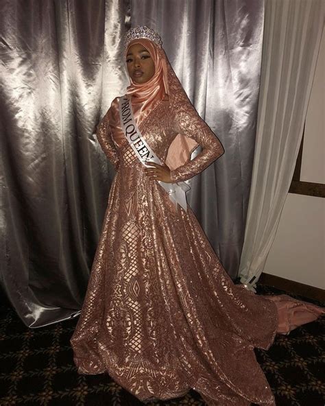 Prom Queen Rafiqahs Rxfiqah Custom Prom Dress And Custom Hijab Slayed By Zavi Hijab Prom