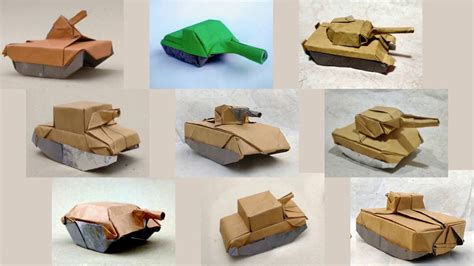 Origami Tanks Gallery Origami Harri Hadi Youtube