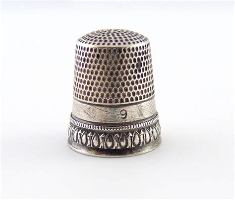 Vintage Sterling Silver Thimble Silver Sewing Accessory