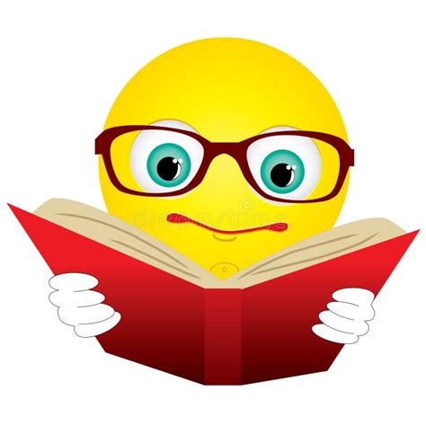 Smiley Read Book Royalty Free Stock Images Image 13911249