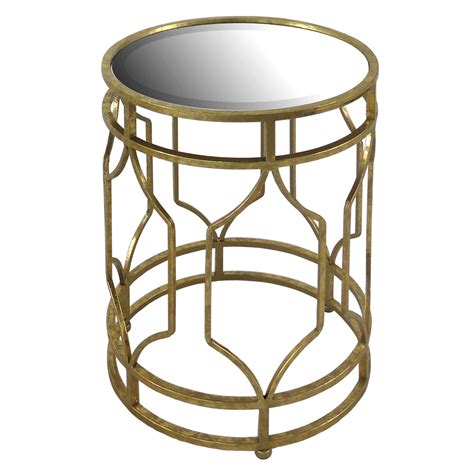 Interest will be charged to your account from the purchase date if the promotional purchase is not paid in full within 18 mon Gold Metal Accent Table, Small | At Home