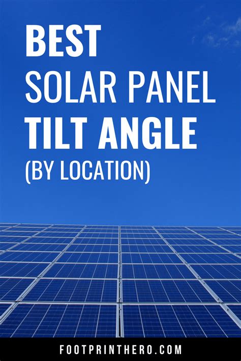 Solar Panel Angle Calculator For Pitched Roofs ~ The Power Of Solar