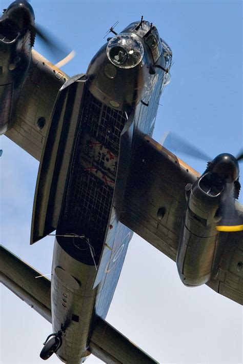 Avro Lancaster PA474 City of Lincoln with her bomb doors fully open