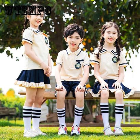 Primary School Uniforms Summer Childrens Class Uniforms Sportswear