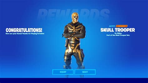 How To Get Golden Skull Trooper In Fortnite Gilded Skull Trooper