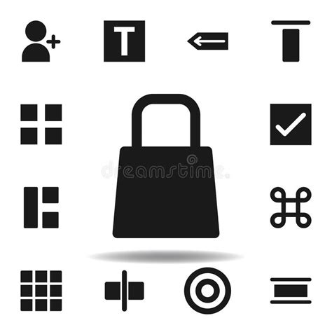 User Website Bag Shopping Icon Set Of Web Illustration Icons Signs