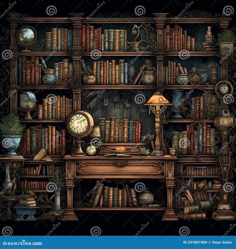 Enchanting World of Antique Books Stock Image - Image of charm, covers