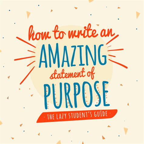 Statement of purpose formatting: How to write a statement of purpose. Free statement of purpose ...