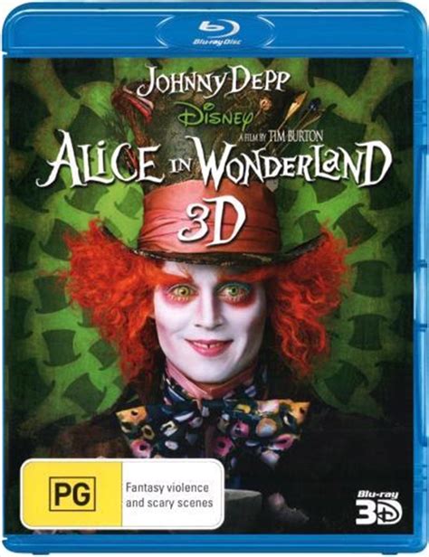 Buy Alice In Wonderland On Blu Ray 3d On Sale Now With Fast Shipping