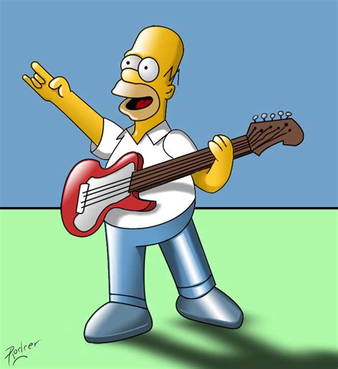Homer Guitar By Rodblast On Deviantart