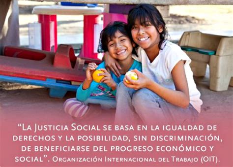 Dia Mundial De La Justicia Social Esba Chayito Garzon