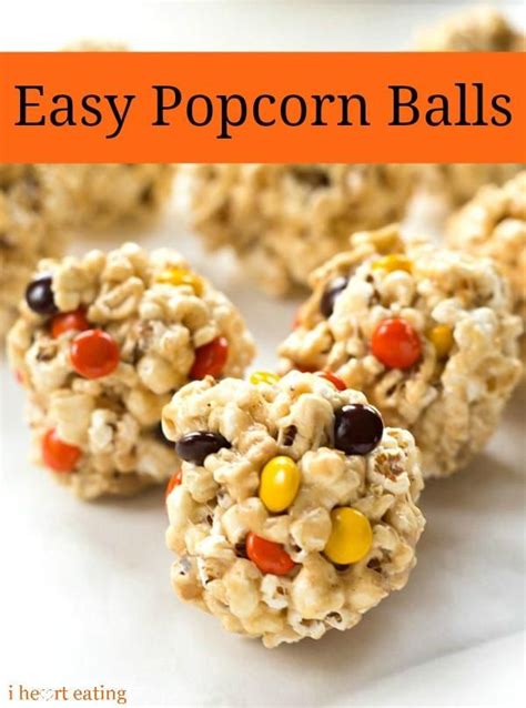 Easy Popcorn Ball Recipe I Heart Eating Popcorn Balls Recipe