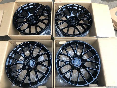 18 Extreme Wheels Dxw006 Black Mags 5holes Pcd 114 Bnew Car Parts