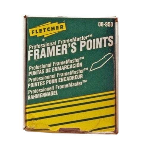 Fletcher Framemaster Stacked Points For Framemaster Driver Box Of 3000
