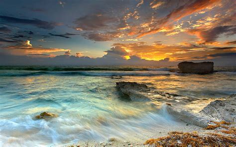 Stunning Ocean Sunset Wallpaper 1920x1080 15553
